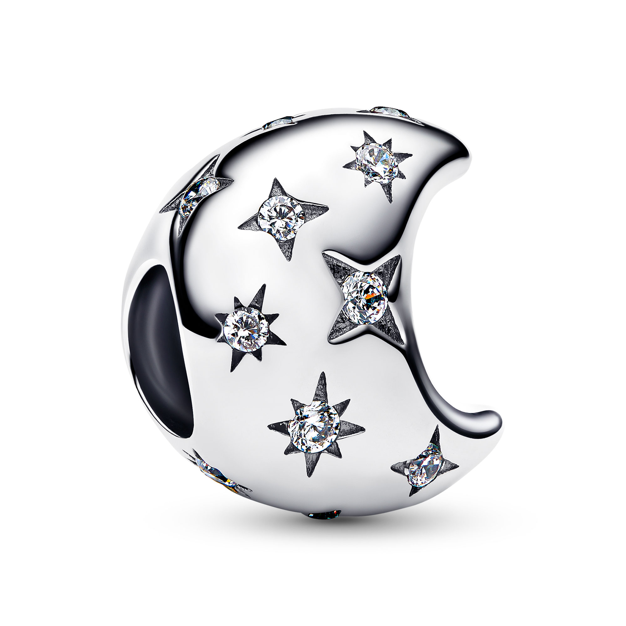 Pandora Charm Silver Crescent Moon 794254C01 • uhrcenter