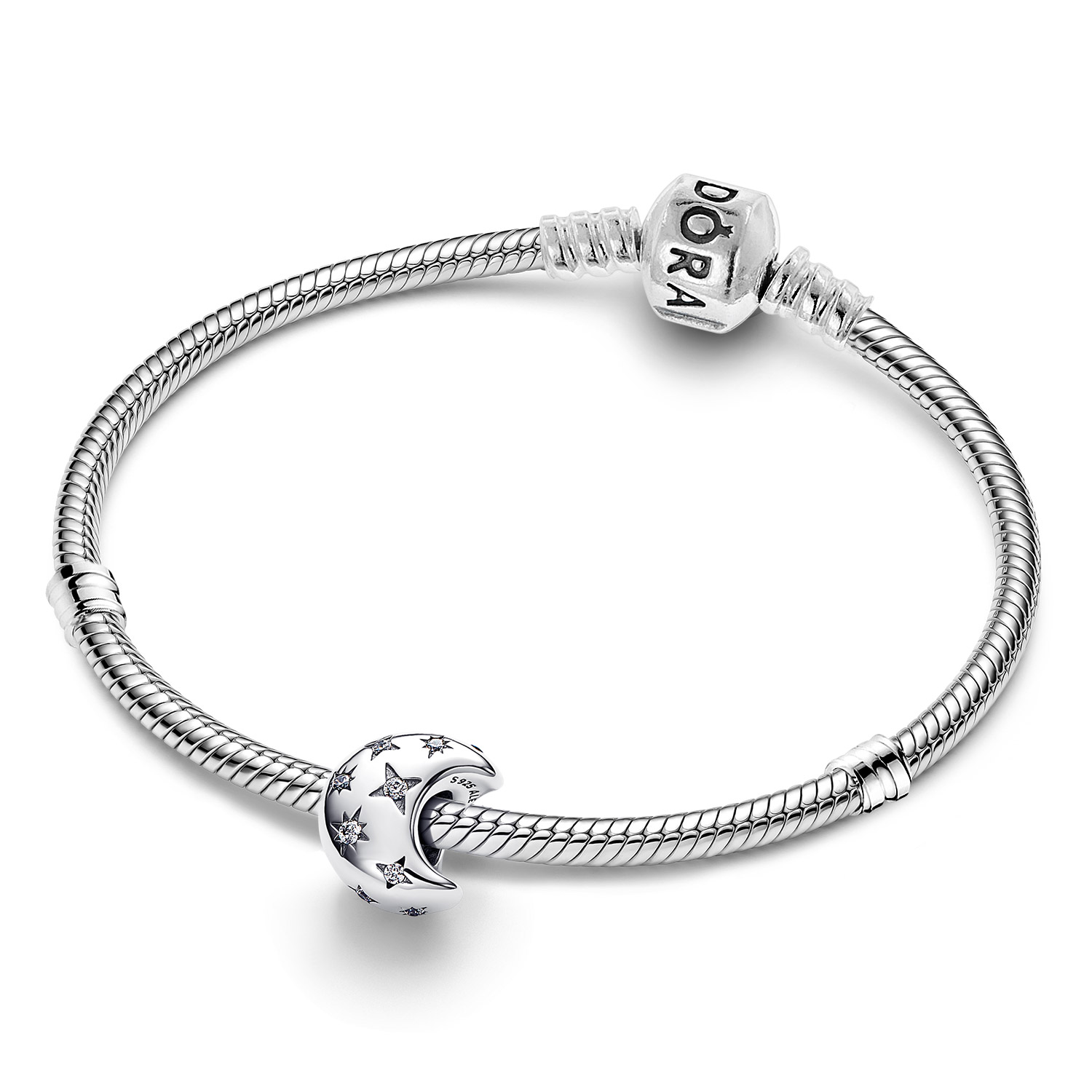 Pandora 21102 Starter-Set Damenarmband Silber Funkelnder Mond