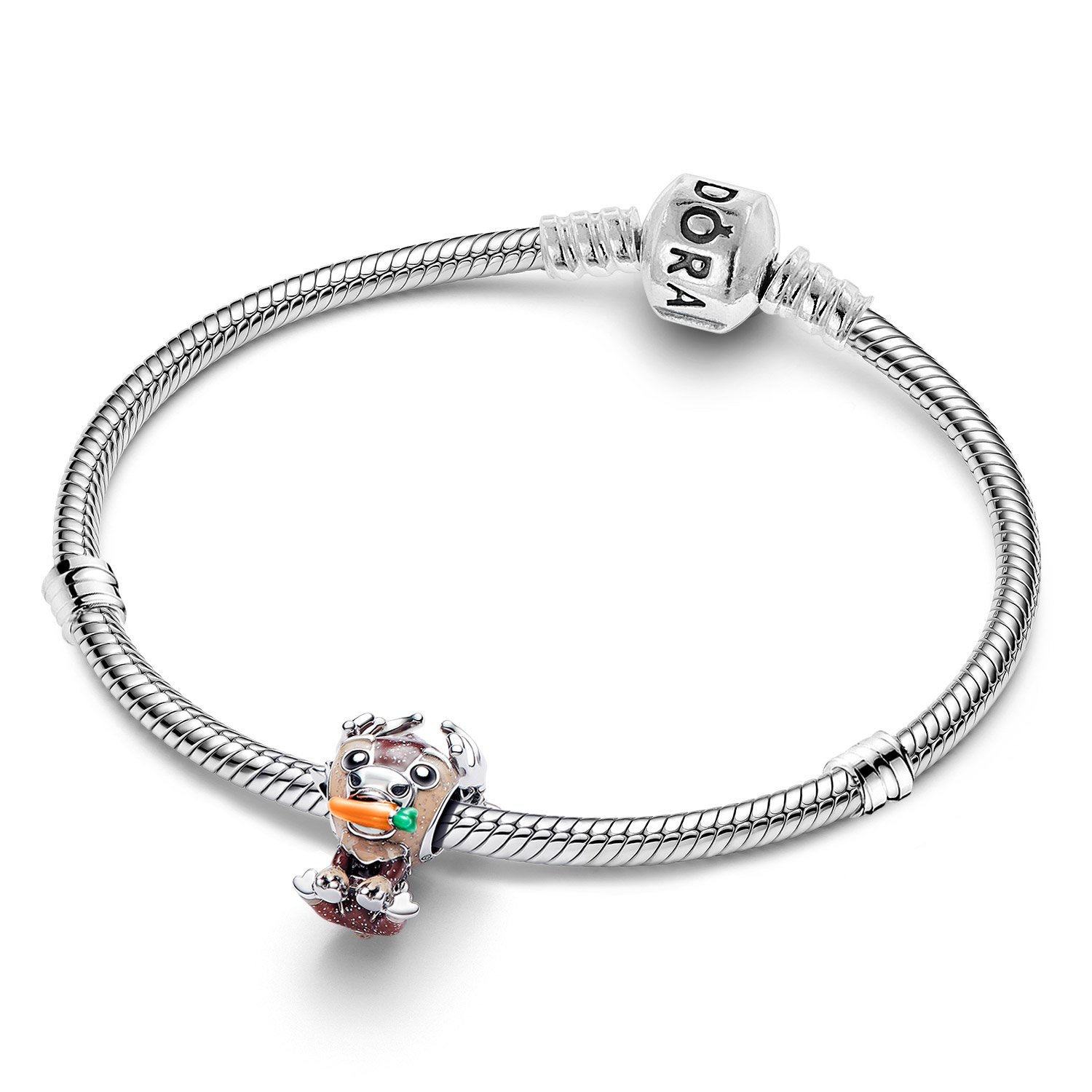 Pandora 21114 Damenarmband Silber Geschenk-Set Disney Frozen Sven