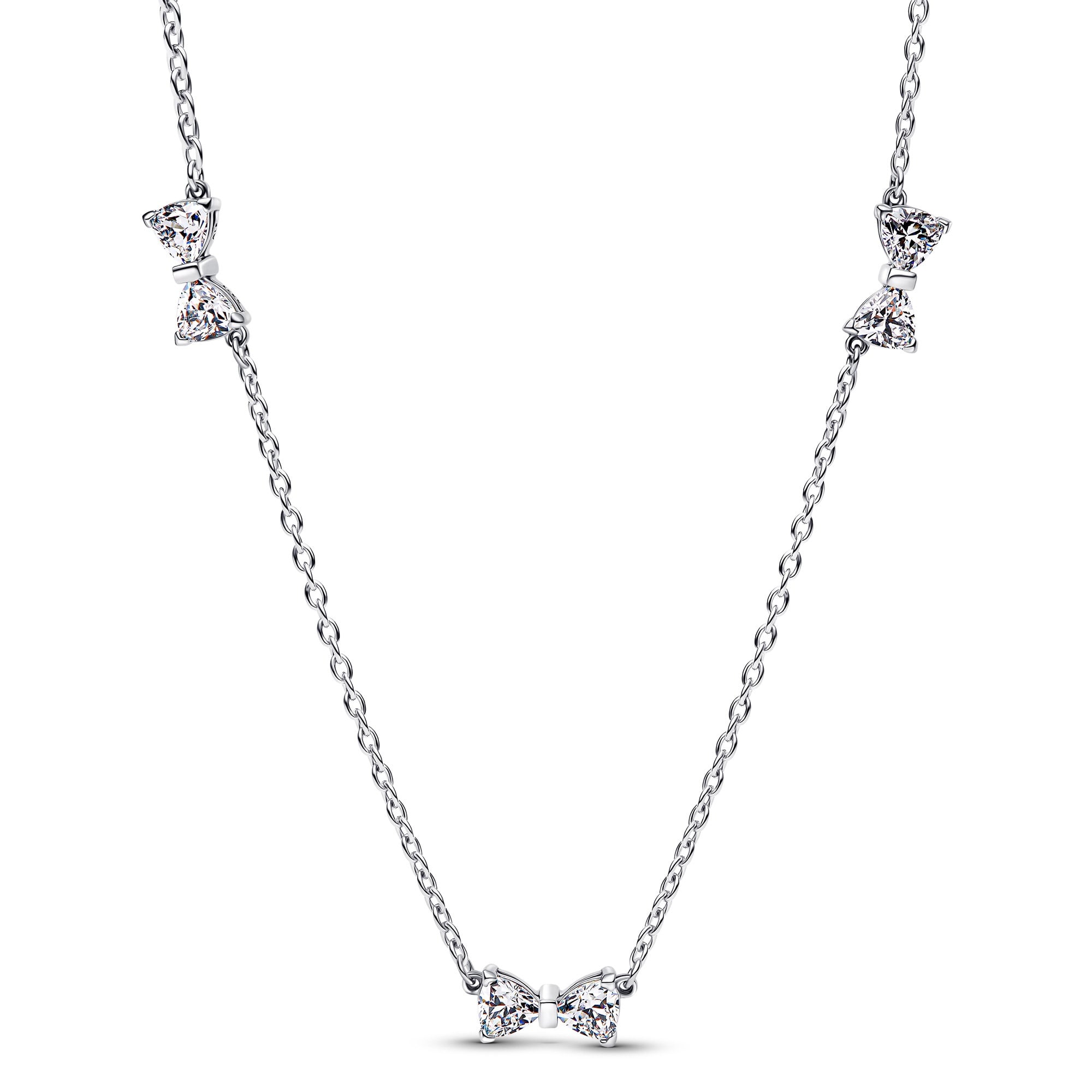 Pandora 394231C01-40 Damen-Kette Schleife Memoire Silber