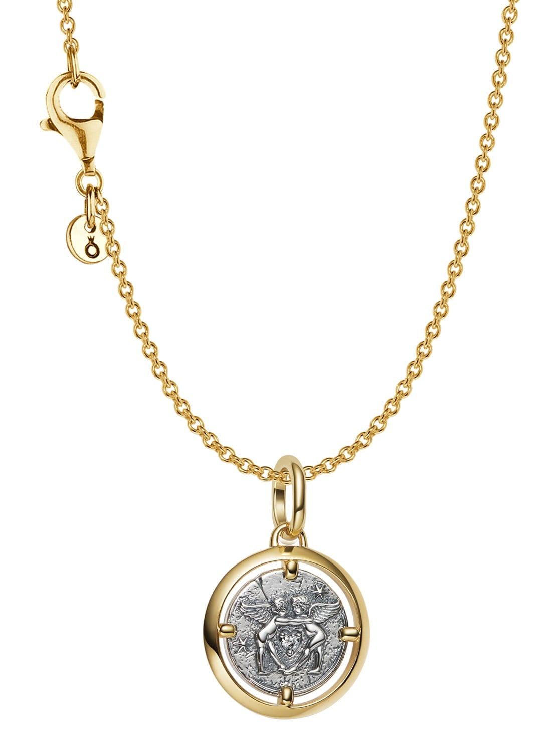 Pandora 21205 Damen Schmuck-Set Kette mit Anhänger Amor Goldfarben Pandora 21205 Damen Schmuck-Set Kette mit Anhänger Amor Goldfarben