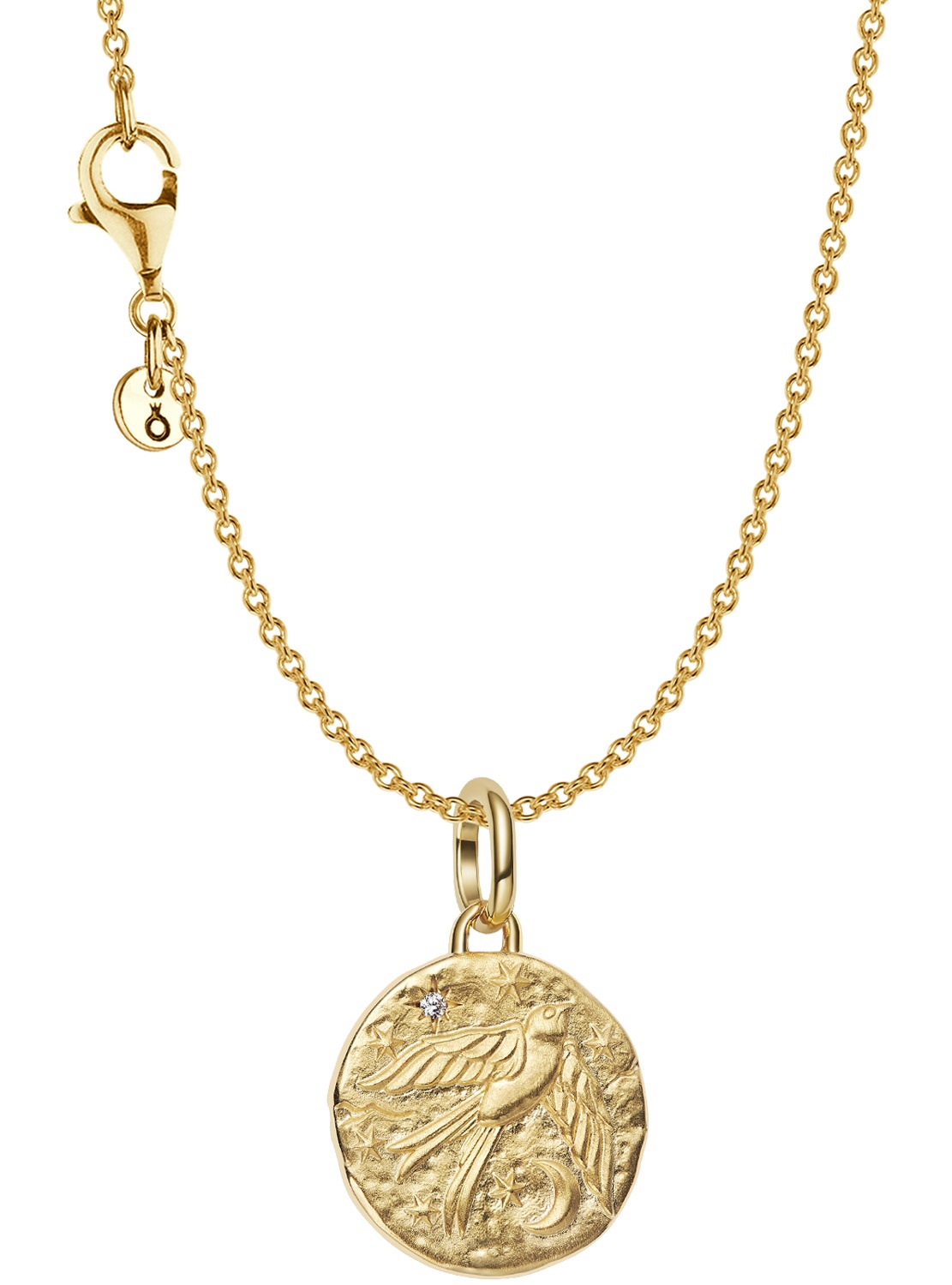 Pandora 21206 Damen-Schmuckset Kette mit Anhänger Schwalbe Goldfarben