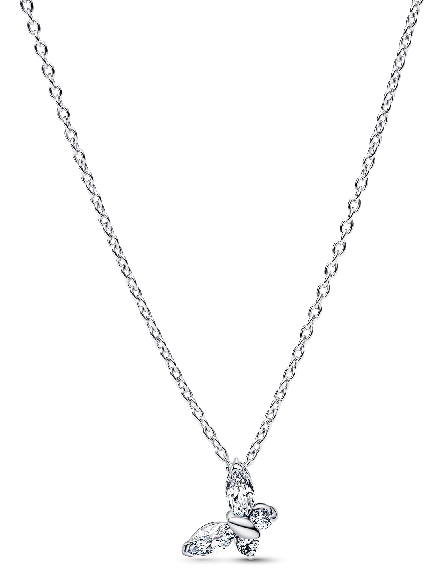 Pandora 394266C01-45 Damen-Halskette Silber Schmetterling