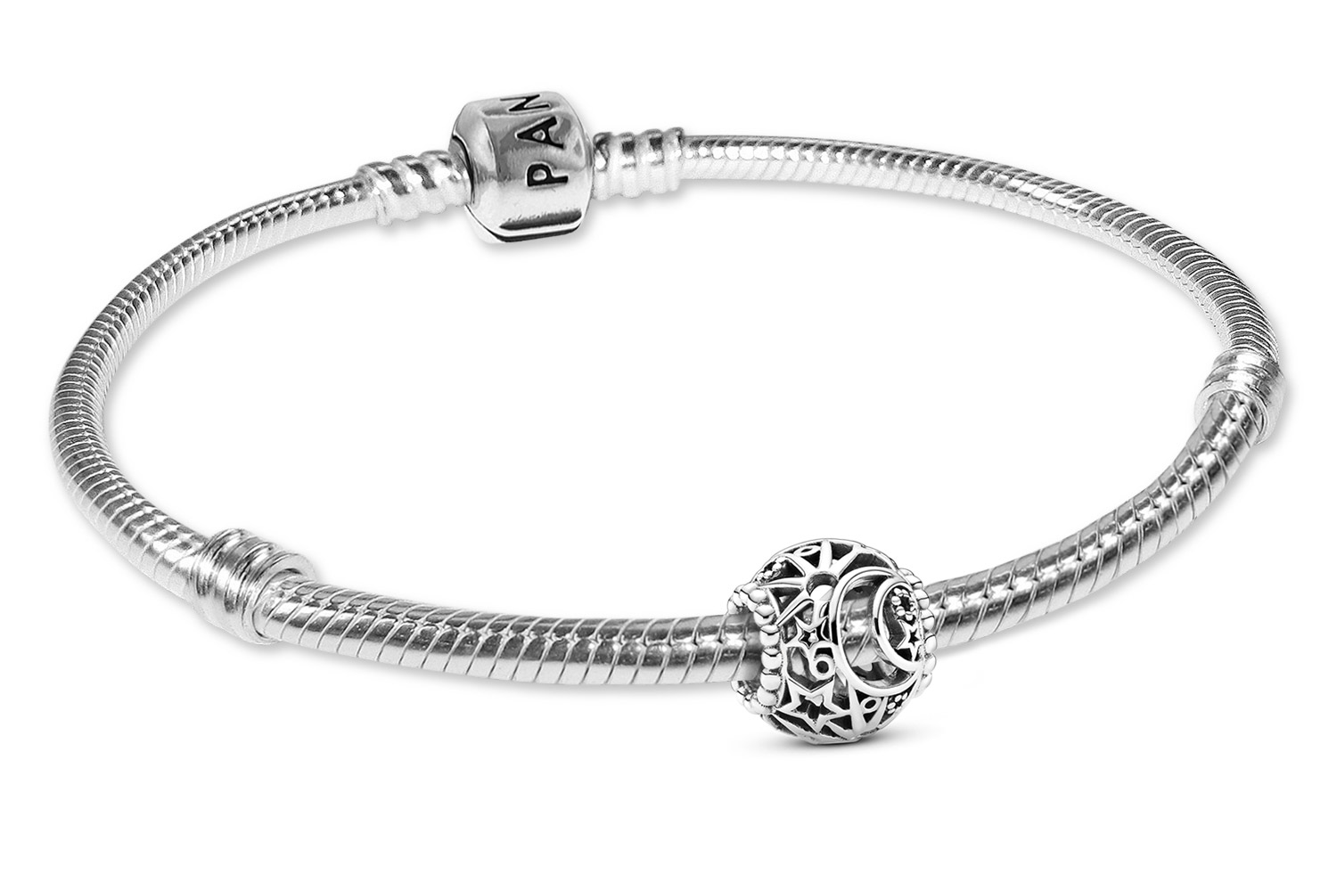 Pandora 21476 Damenarmband Silber Geschenk-Set Sonne, Mond & Sterne