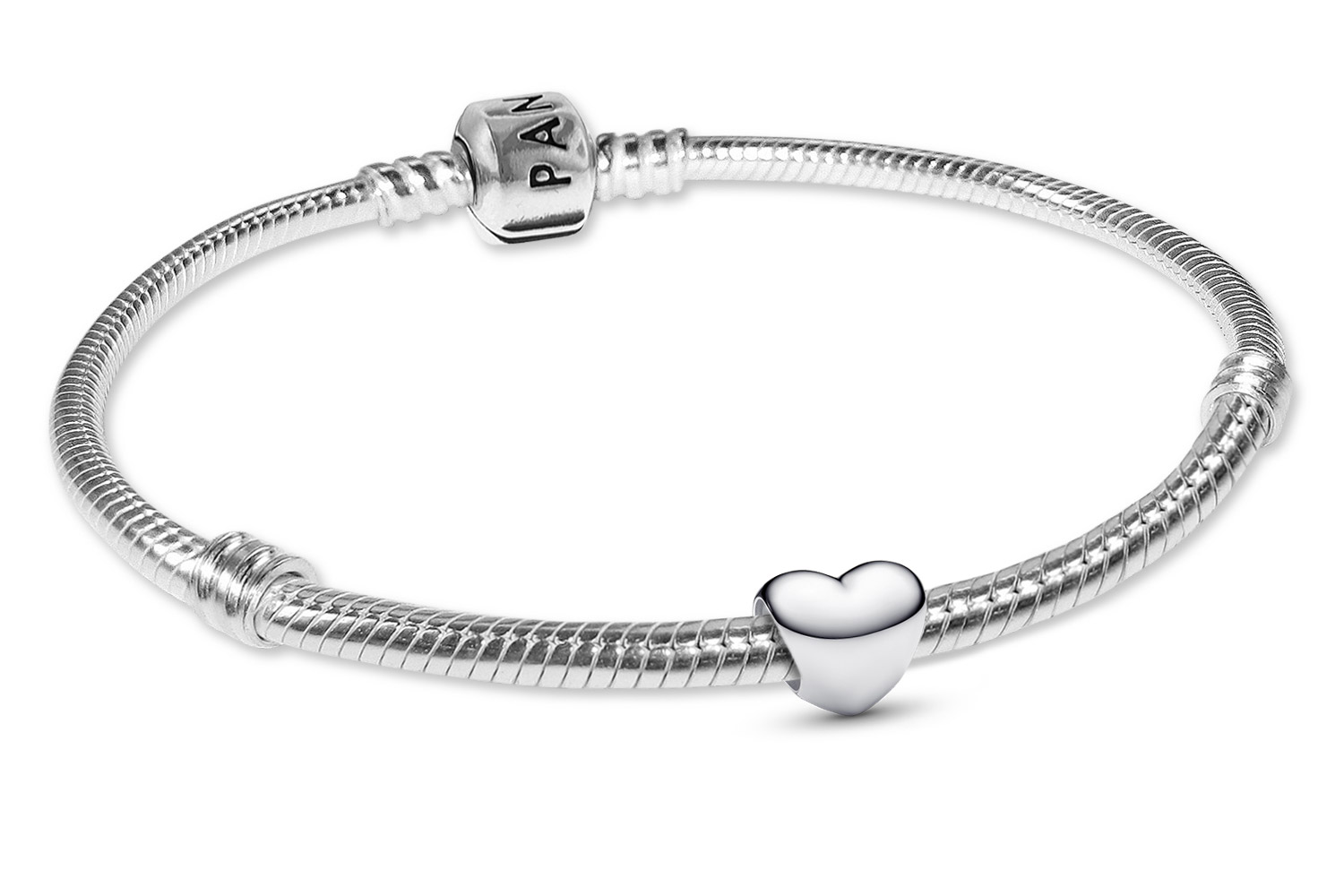 Pandora 21492 Damen-Armband Silber Starterset mit Mini Herz