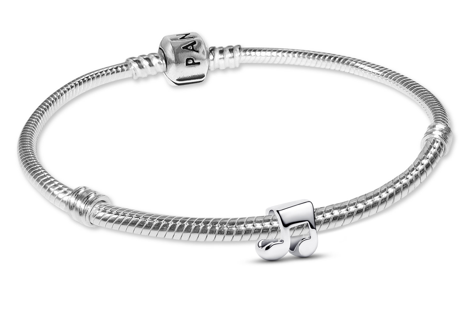Pandora 21496 Damenarmband Silber Starter-Set mit Mini Musiknote