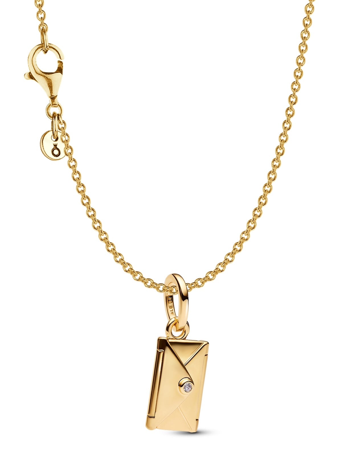 Pandora 21533 Damen-Kette Schmuckset Goldfarben mit Anhänger Liebesbrief Pandora 21533 Damen-Kette Schmuckset Goldfarben mit Anhänger Liebesbrief