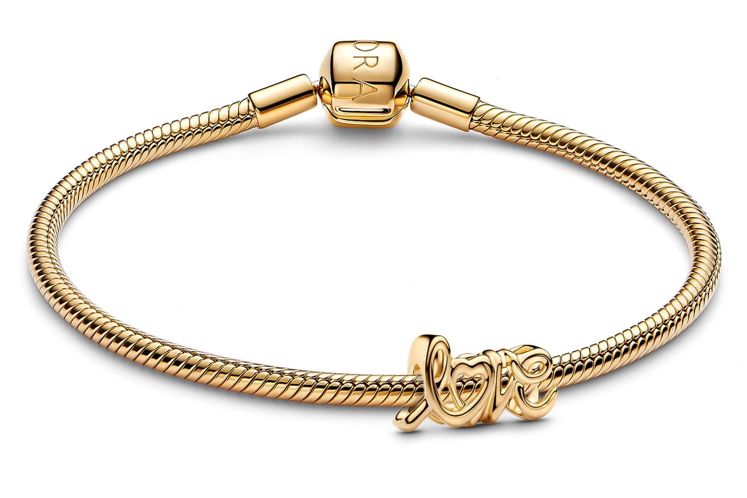 Pandora 21541 Geschenkset Damen-Armband Handgeschriebene Liebe Goldfarben