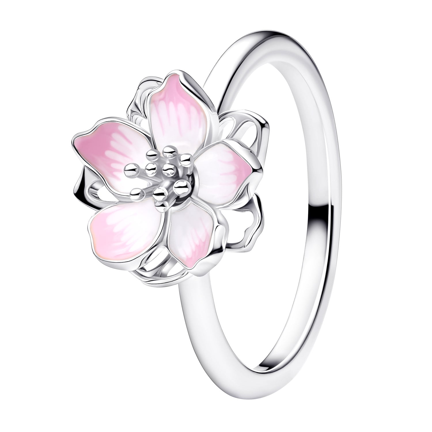 Pandora 194371C01 Damenring Silber Kirschblüte