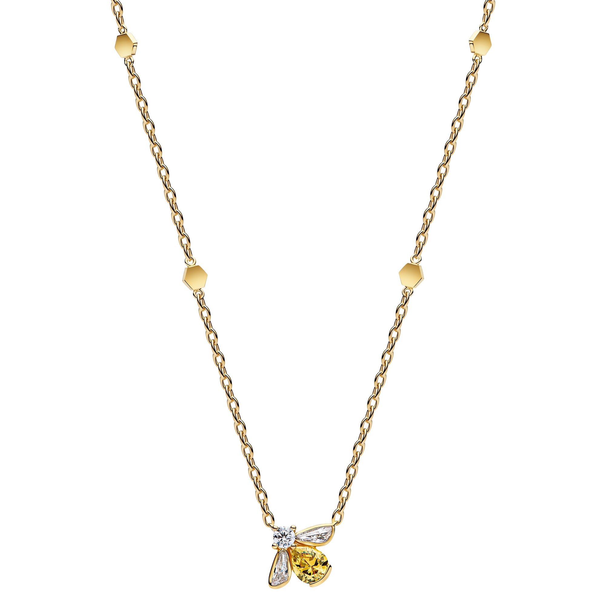 Pandora 364560C01-45 Damen-Kette Honigbiene Goldfarben