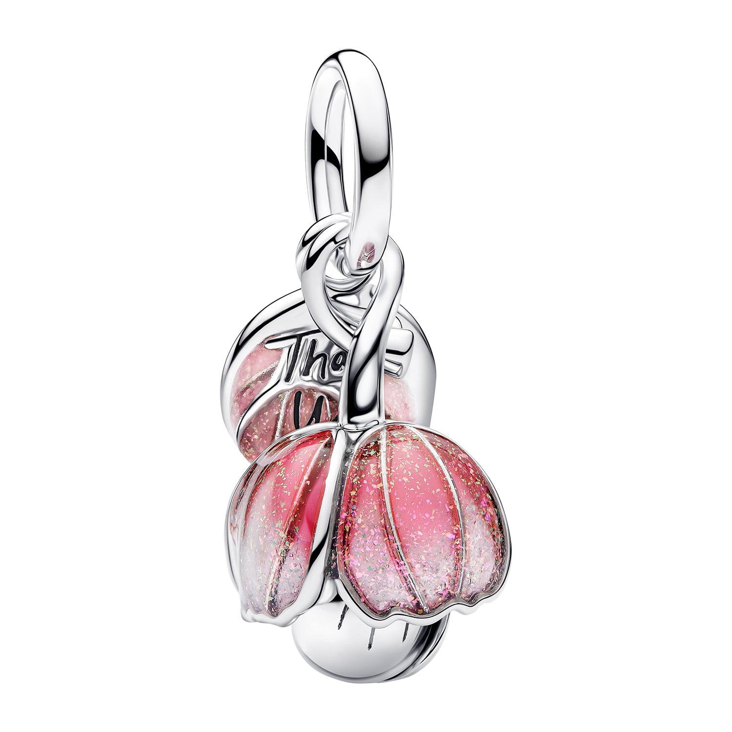 Pandora 764453C01 Charm-Anhänger Blühende Blume Zweifarbig