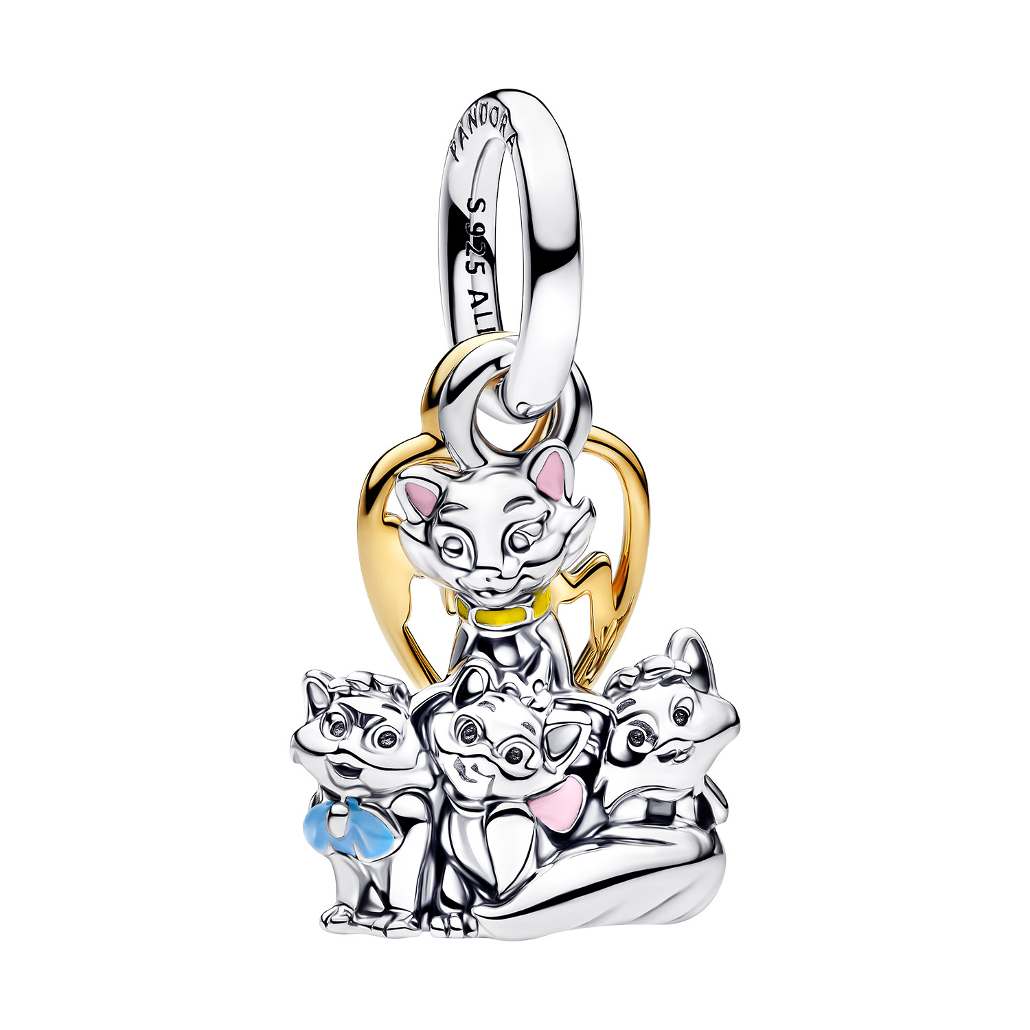 Pandora 764465C01 Charm-Anhänger Disney Aristocats Duchesse Und Kätzchen
