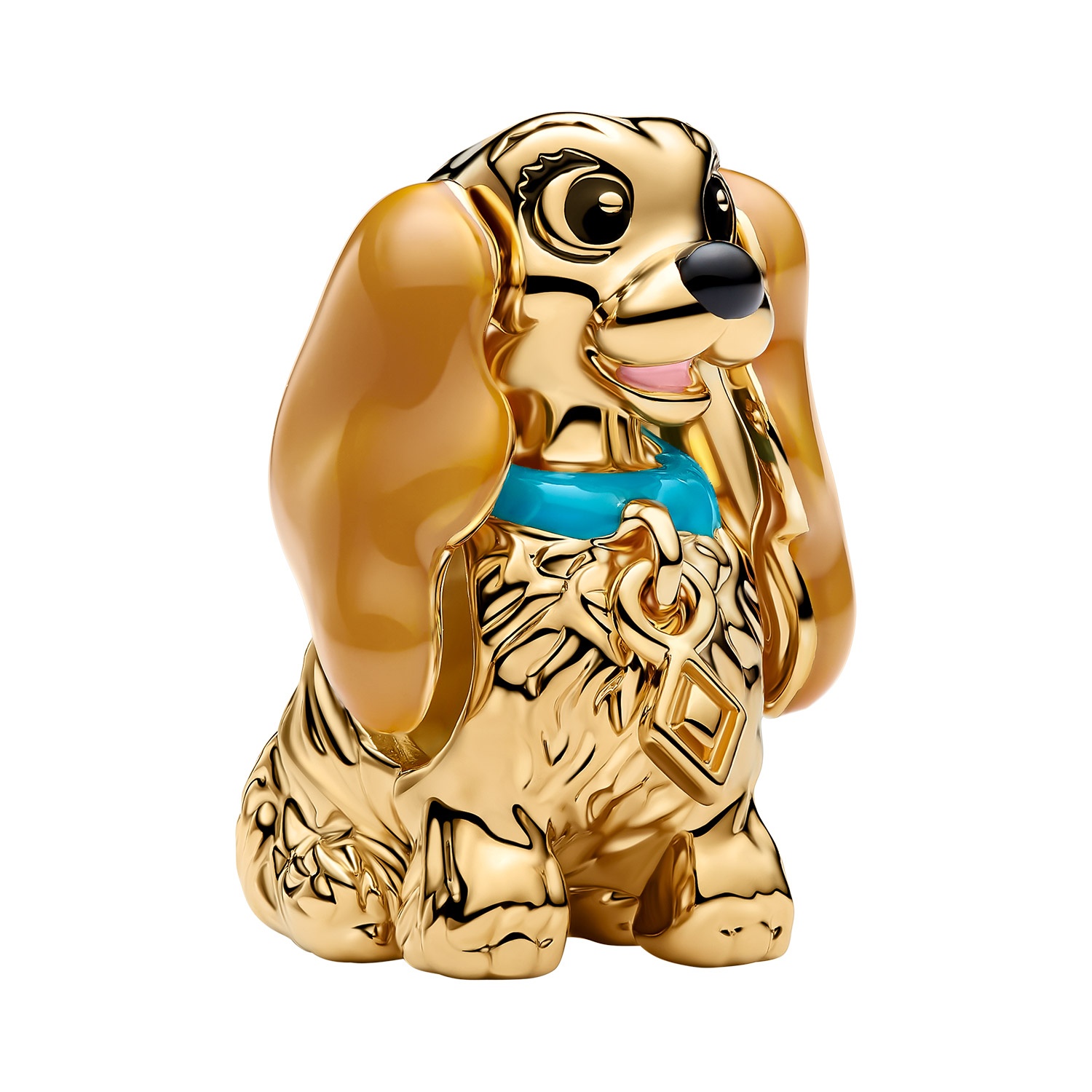 Pandora 764468C01 Charm Susi Goldfarben Disney Susi Und Strolch