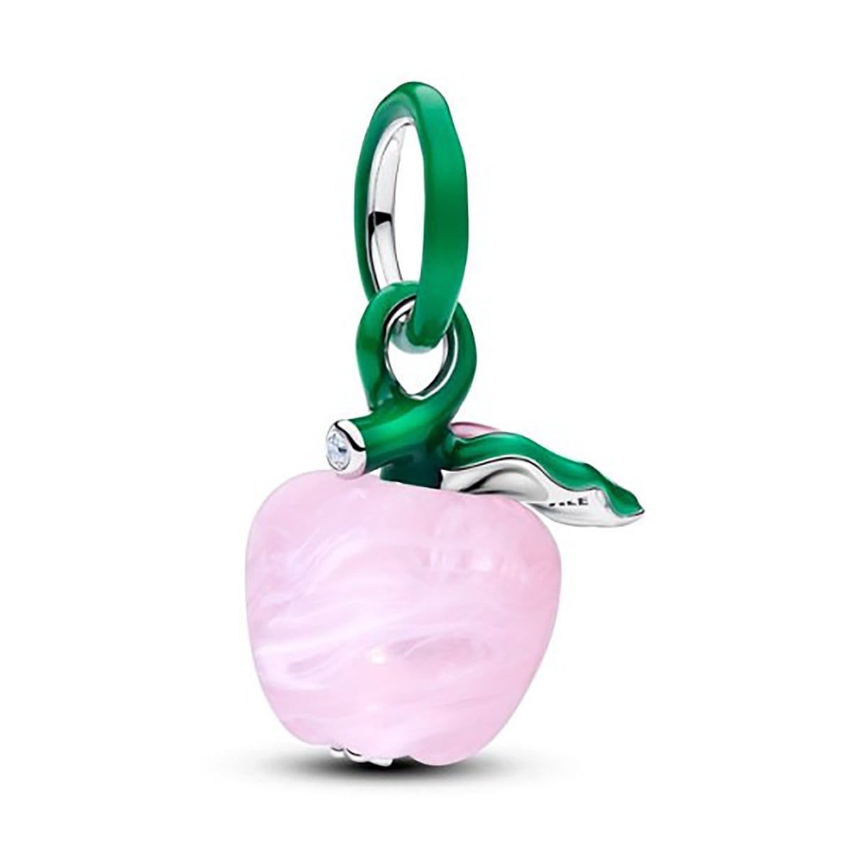 Pandora 794485C01 Charm-Anhänger Silber Murano Pinkfarbener Apfel