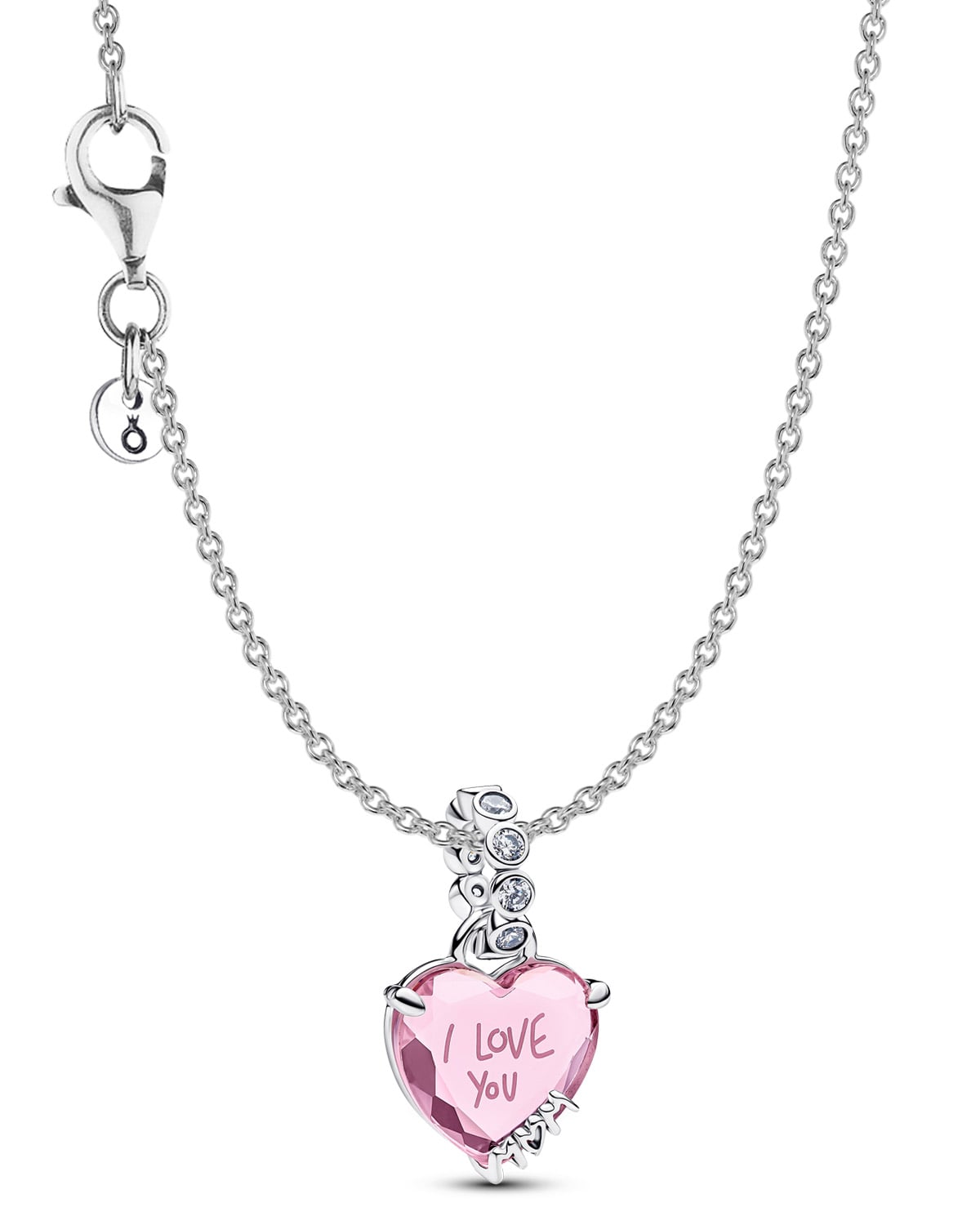 Pandora 21778 Damen-Halskette Geschenkset Silber I Love You Mom Bundle