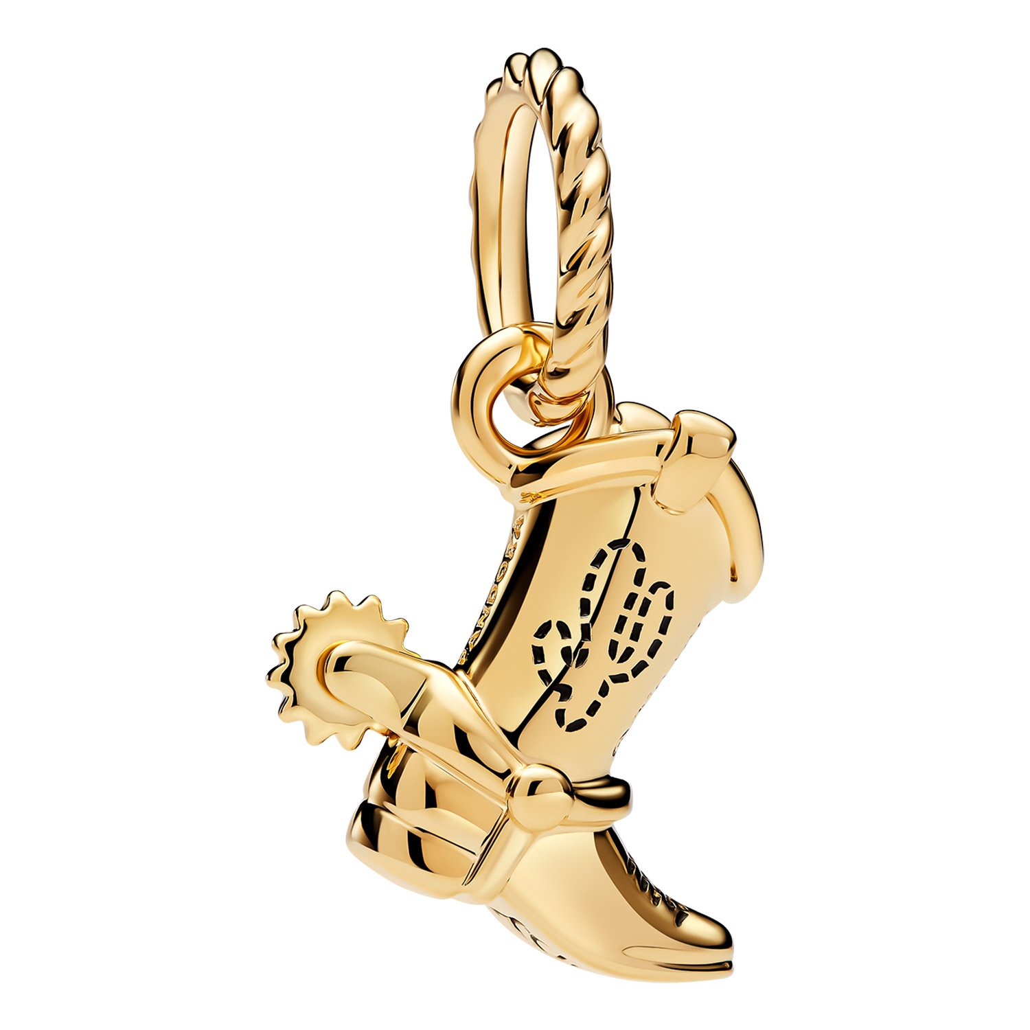 Pandora 764606C01 Anhänger Goldfarben Disney Pixar Toy Story Cowboystiefel