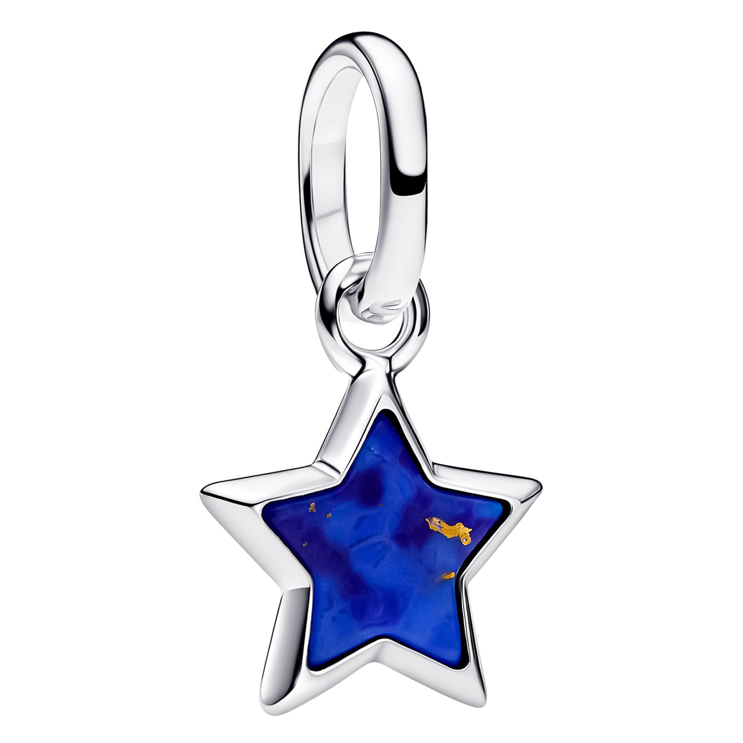 Pandora 794613C01 Mini Charm-Anhänger Silber Blauer Stern