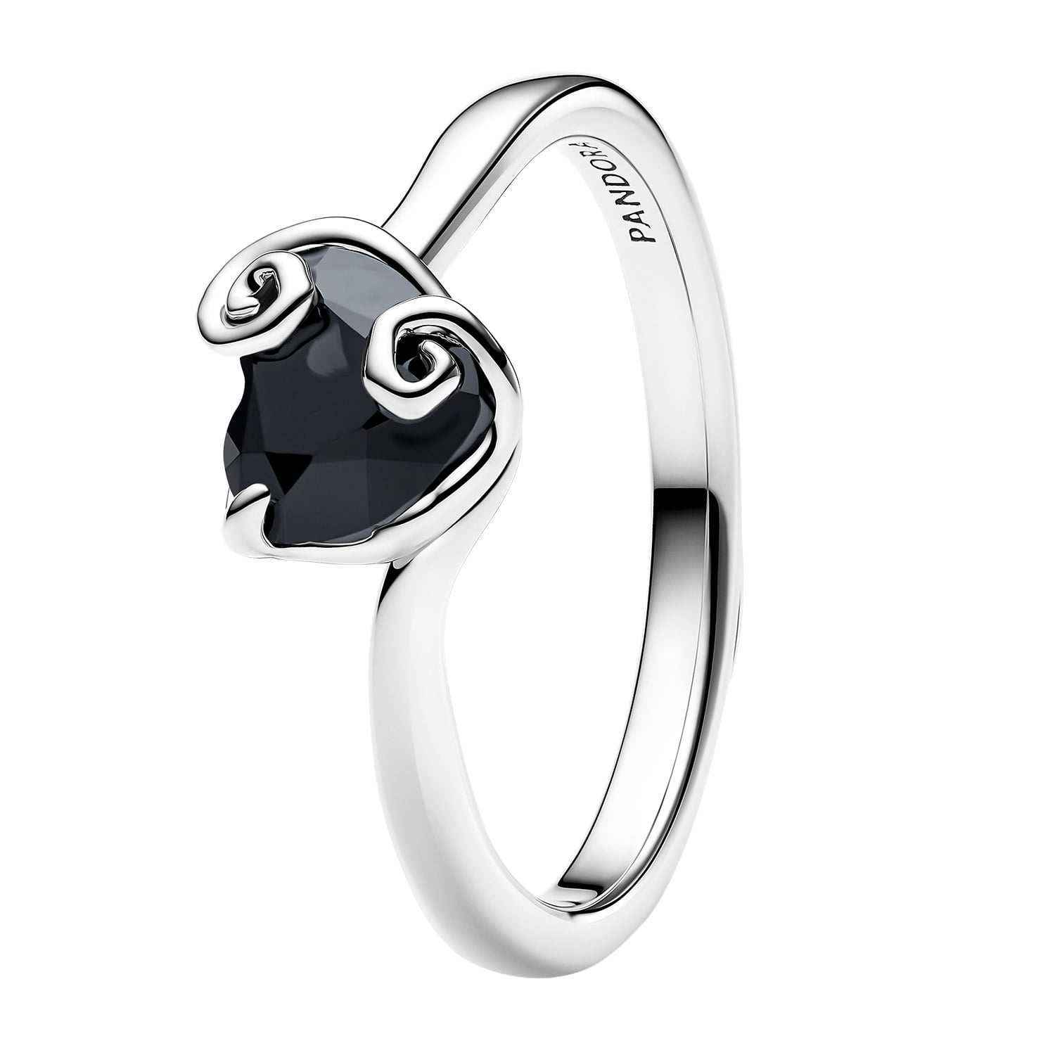 Pandora 194733C01 Damenring Disney The Nightmare Before Christmas Jack Schwarz