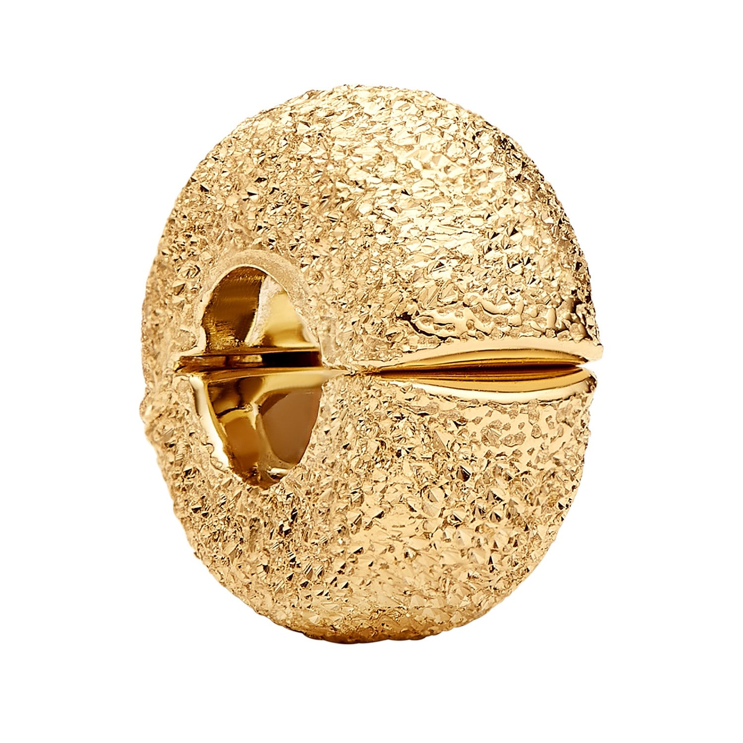 Pandora 764771C00 Mini Clip-Charm Goldfarben Matt