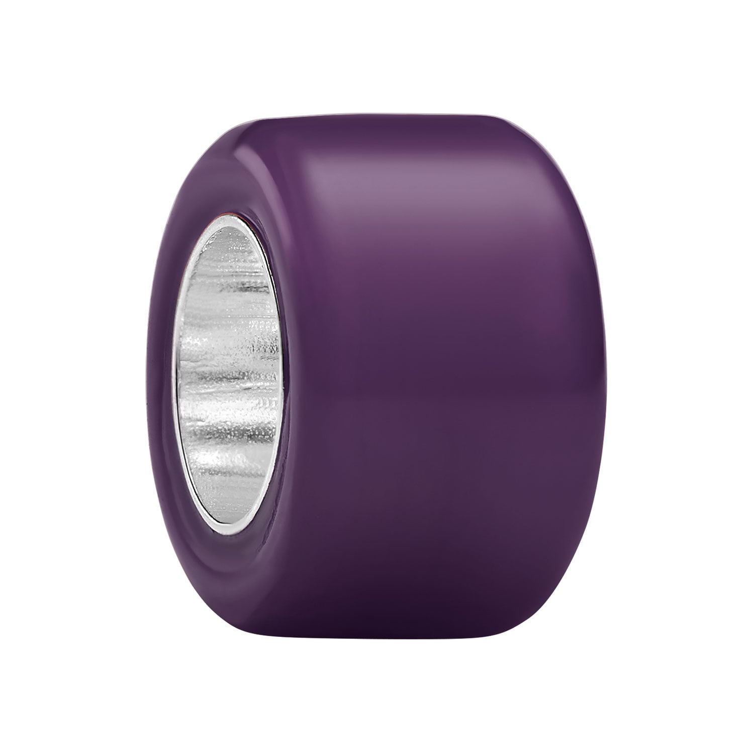 Pandora 794773C03 Mini Silber-Charm Lilafarbenes Muranoglas