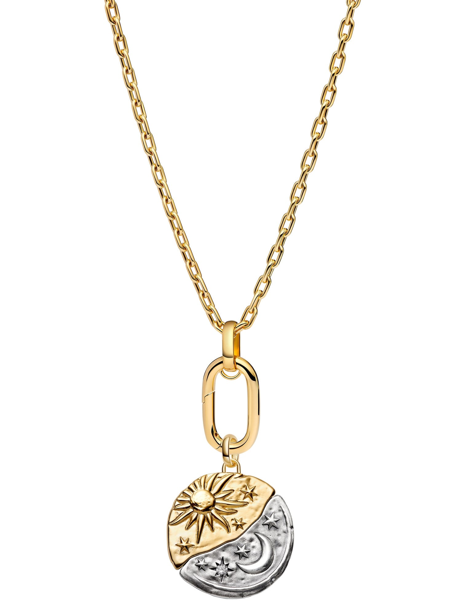 Pandora 31310 Damen-Kette Geschenkset Zweifarbig Sonne und Mond XL