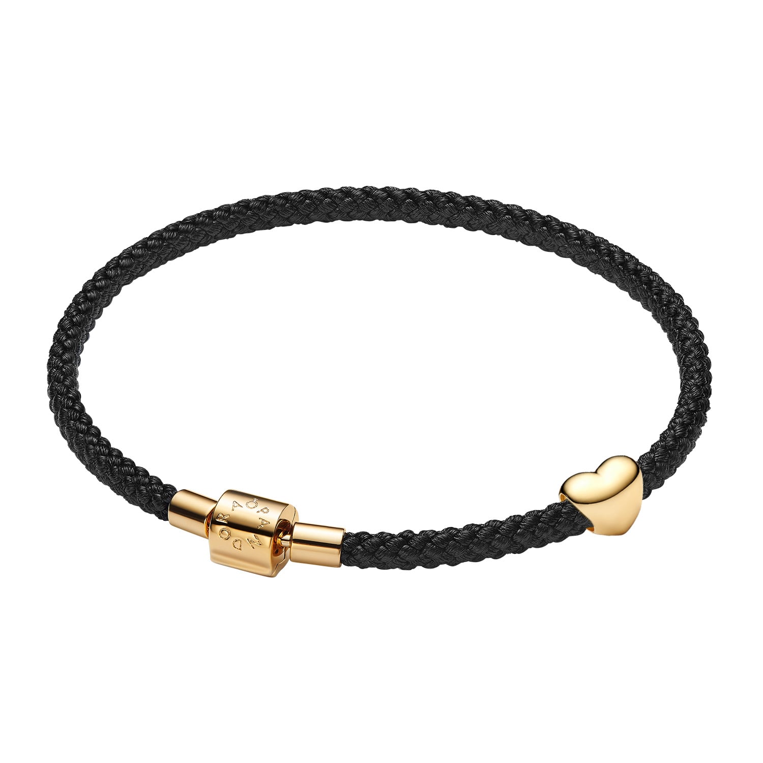 Pandora 31311 Damenarmband Starter-Set Herz Schwarz/Goldfarben