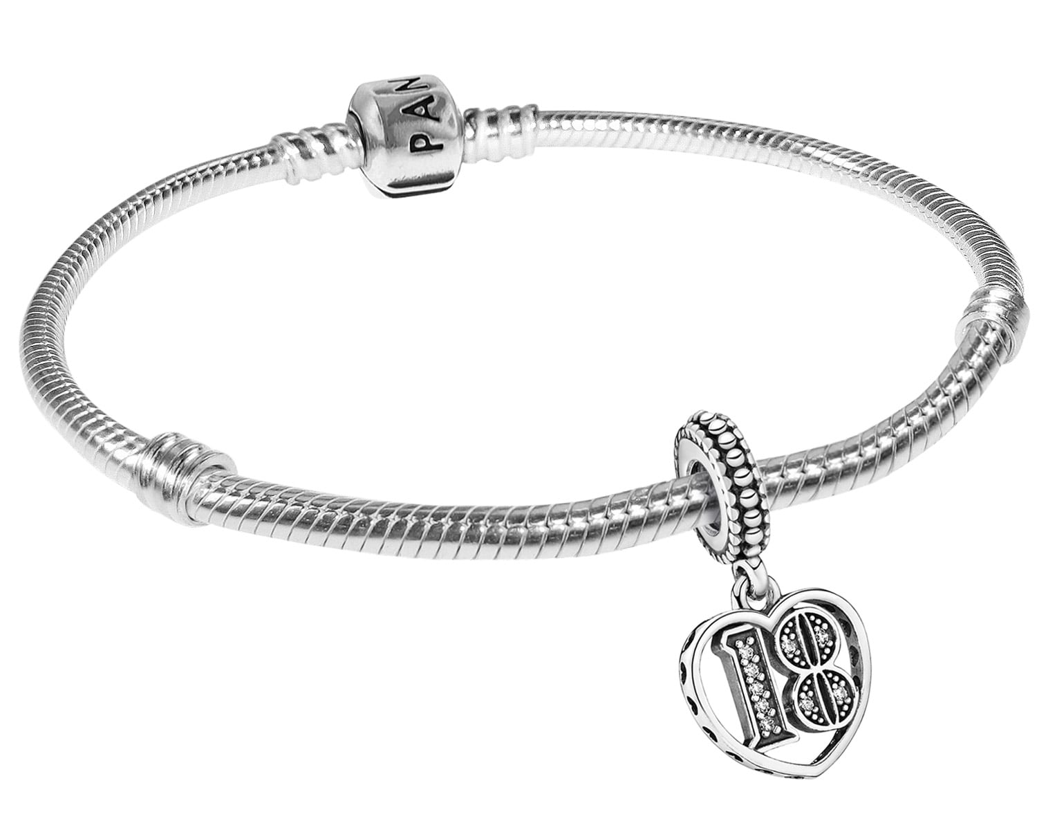Pandora 31328 Damen-Armband Silber 18. Geburtstag Geschenkset