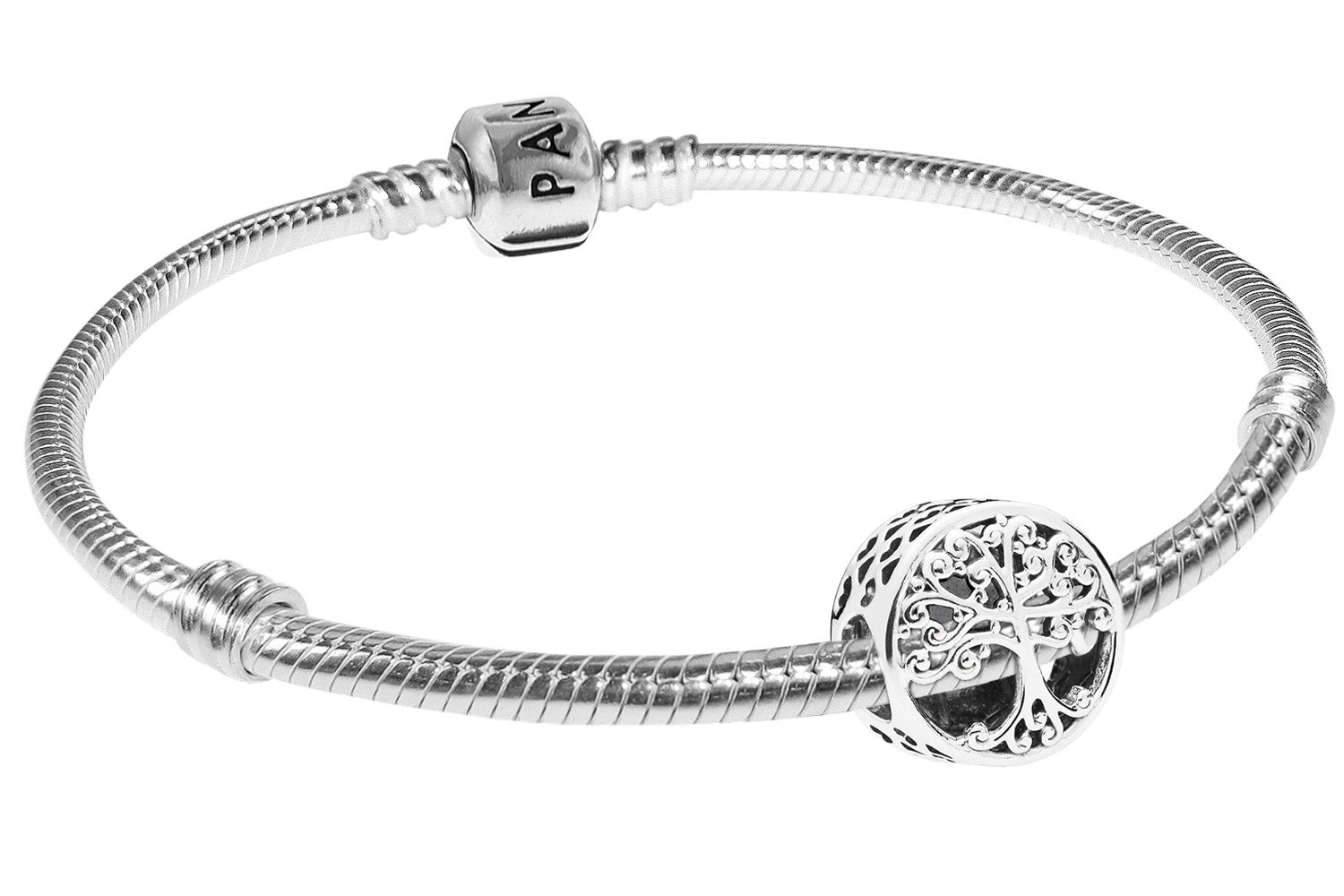 Pandora 51783 Damen-Armband Silber 925 mit Charm Familienwurzeln