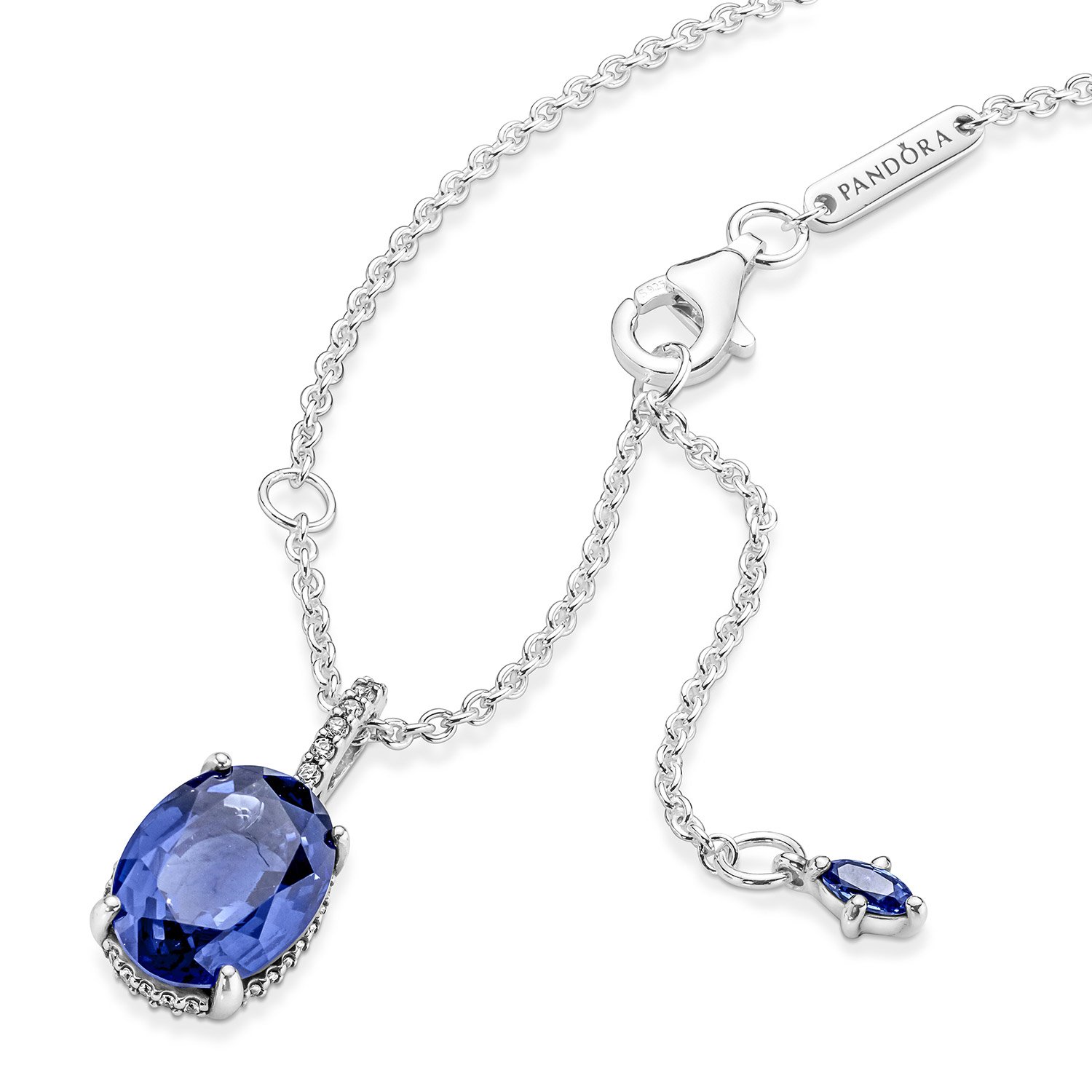 sapphire necklace pandora