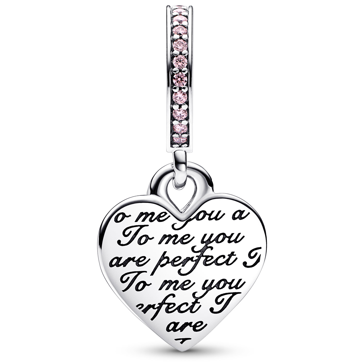 Pandora Dangle Charm Two-Tone Infinity Heart 782641C01 • uhrcenter