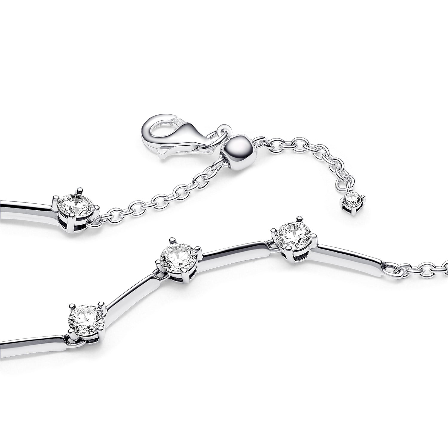 Pandora Silberarmband für Damen Funkelnde Stäbchen 593009C01 