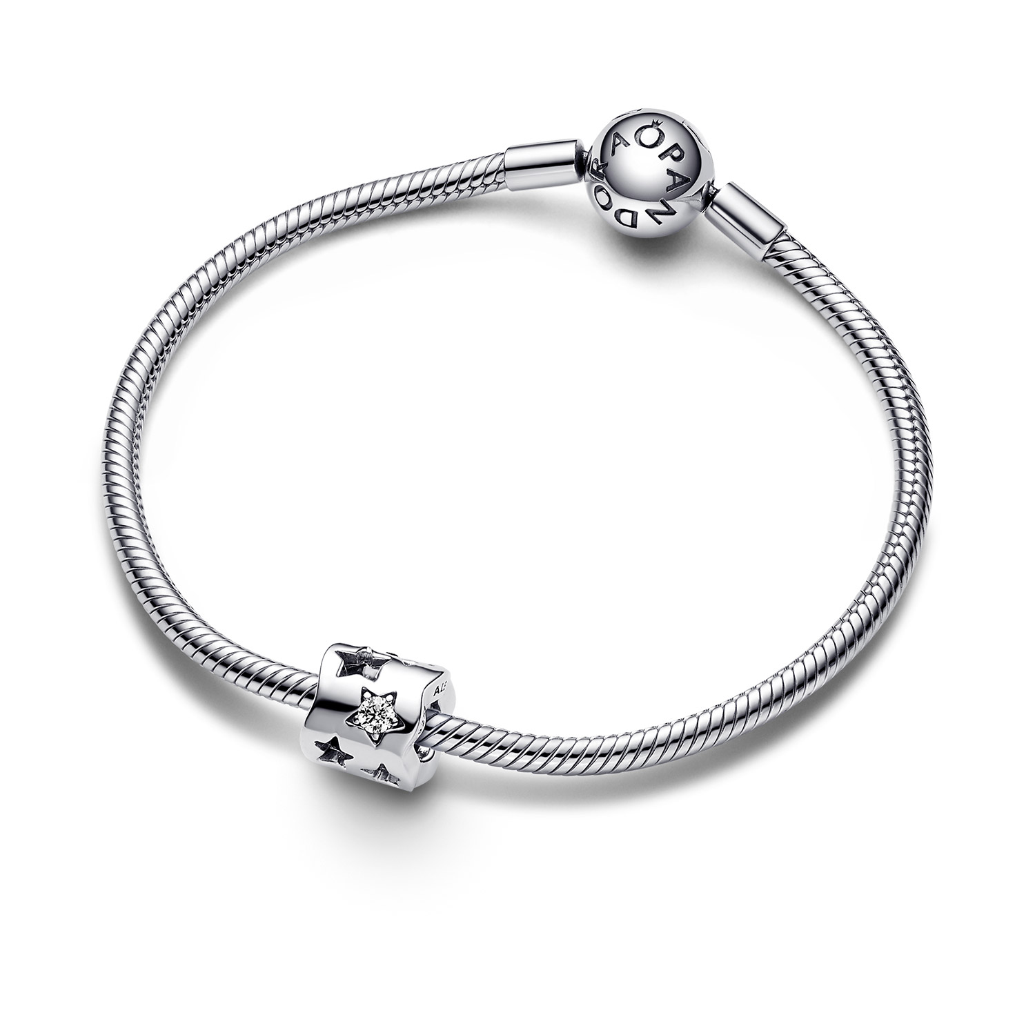 Pandora Charm Ausgestanzter und Funkelnder Stern 792827C01 • uhrcenter