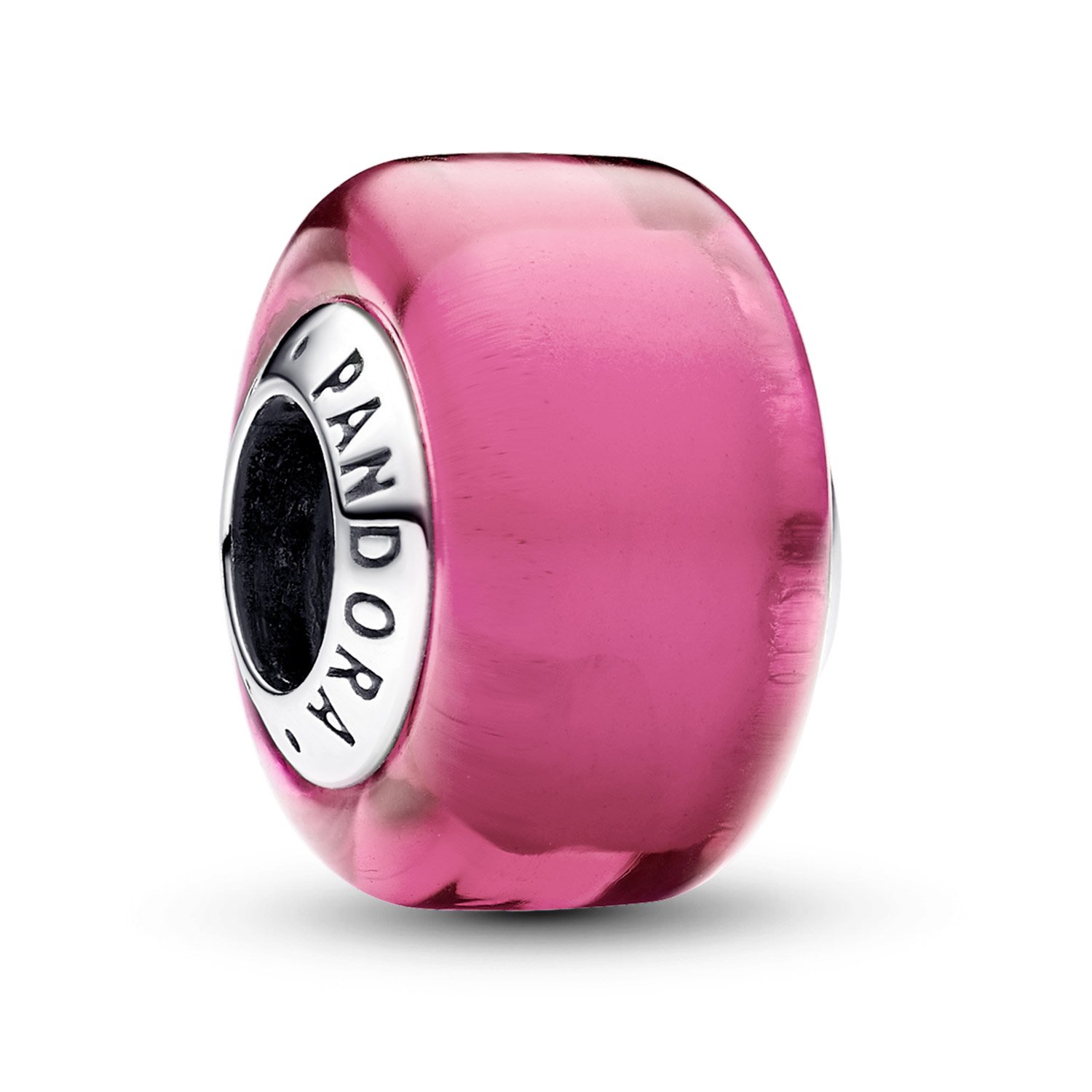 Pandora 793107C00 Charm Silber Muranoglas Pink Mini