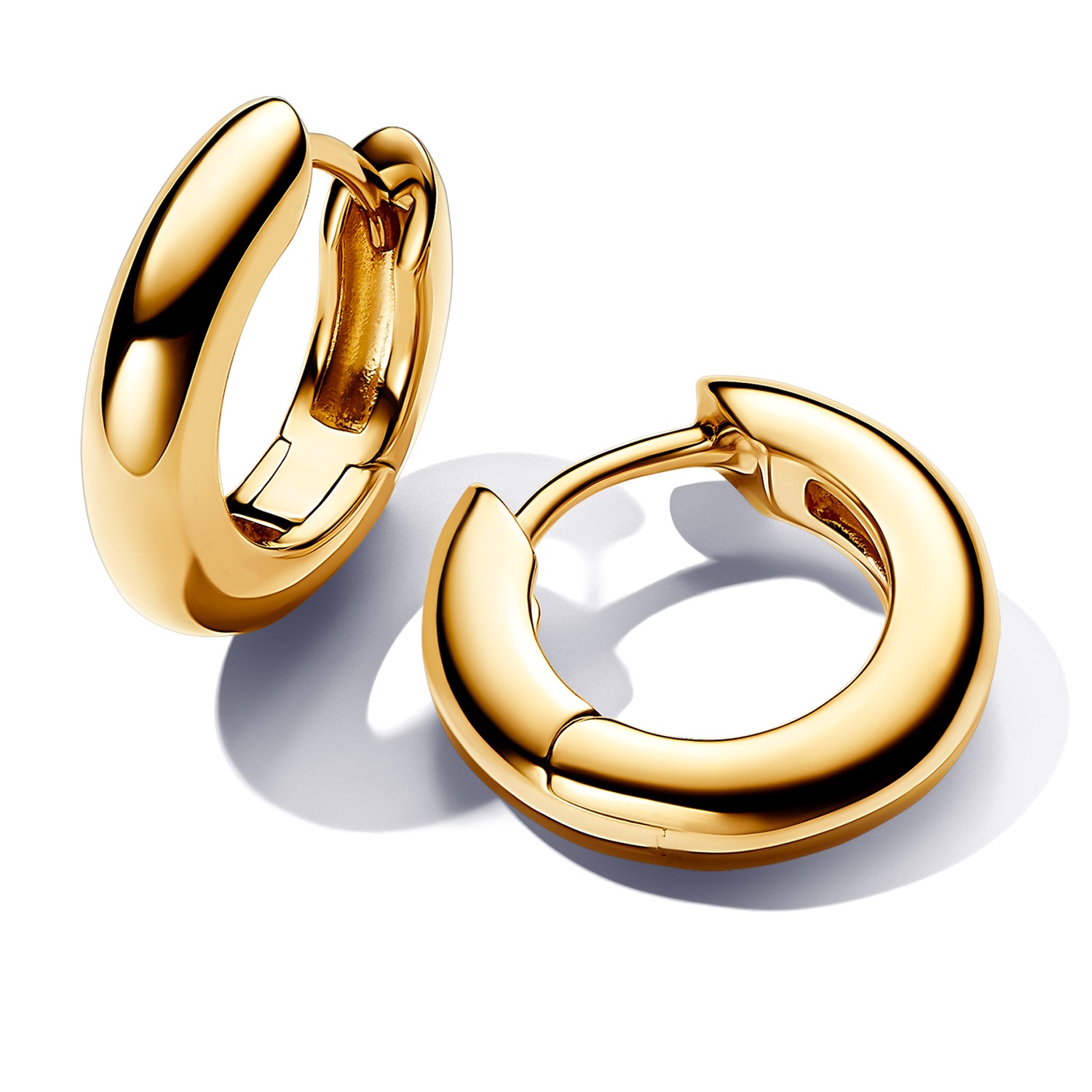 Pandora 263320C00 Scharnier-Creolen für Damen Goldfarben 16 mm
