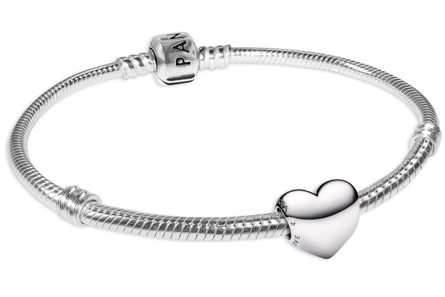 Pandora 68570 Damenarmband Silber Starter-Set Be Love Herz