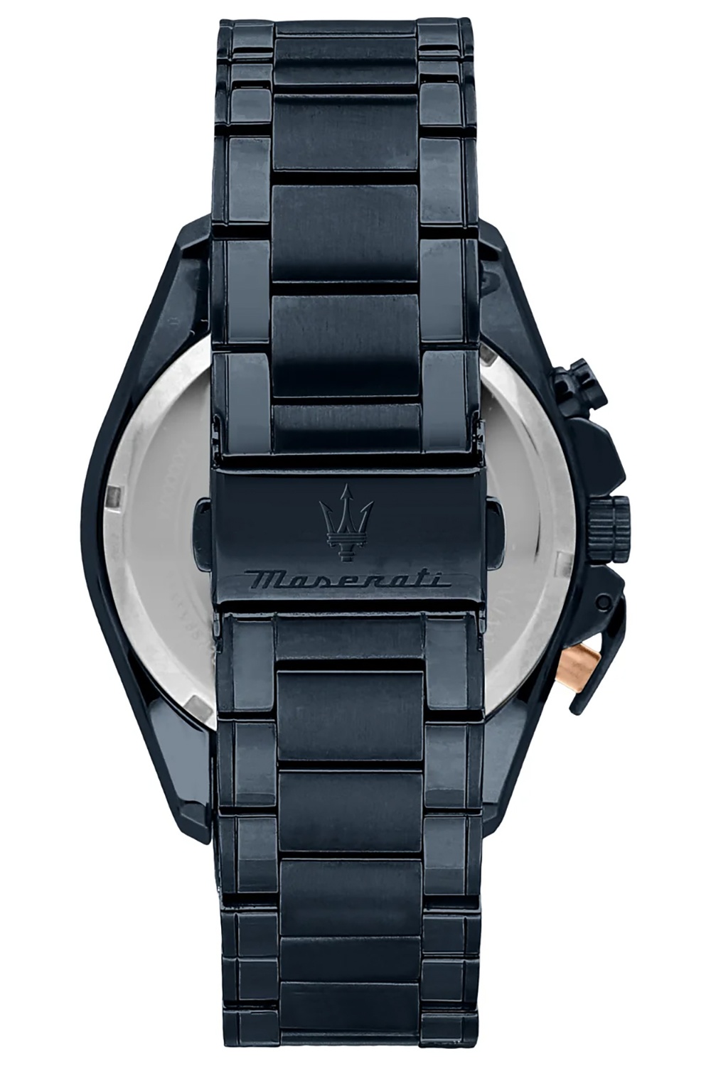 Maserati Herrenuhr Chronograph Traguardo Blau/Roségoldfarben 