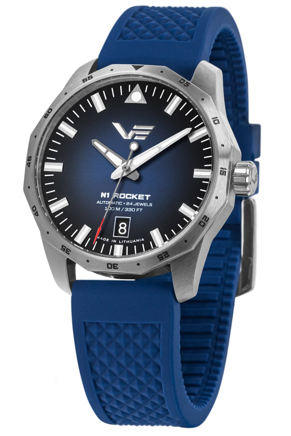 Vostok Europe NH35-125A748 SIBLU Armbanduhr Automatik Rocket N1 Blau 39 mm