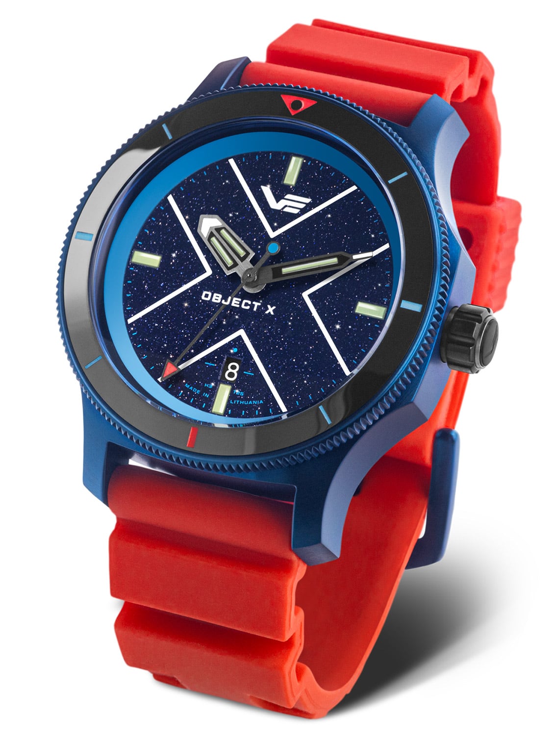 Vostok Europe NH35-599E776 Armbanduhr Automatik Object X mit 2 Bändern LE Vostok Europe NH35-599E776 Armbanduhr Automatik Object X mit 2 Bändern LE