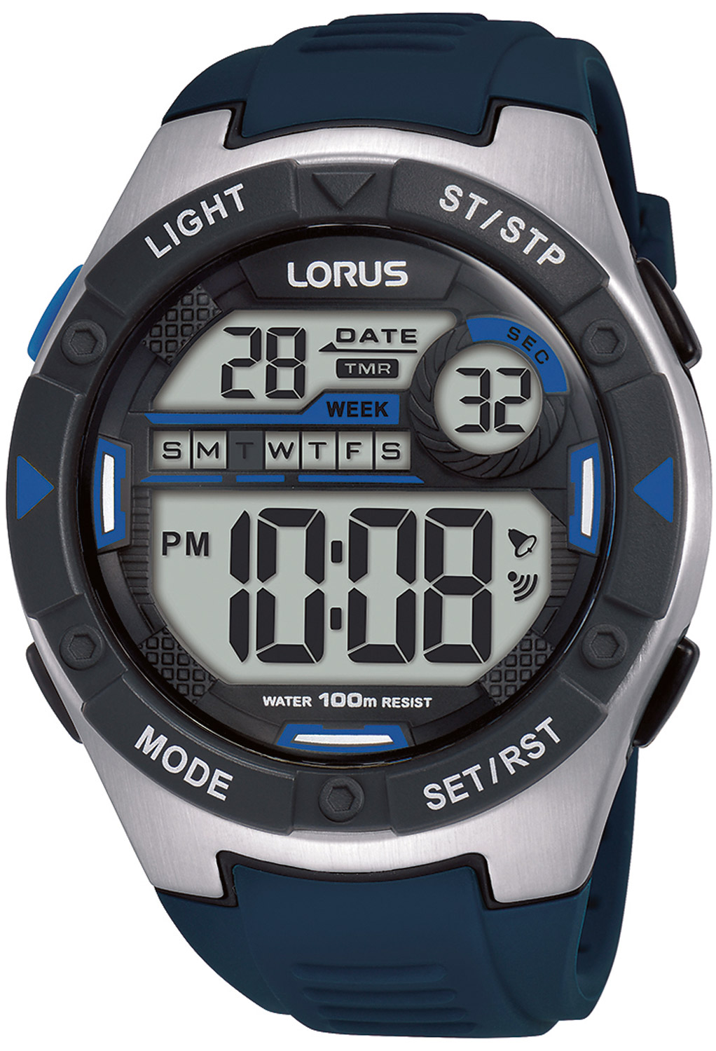 lorus sports water 100m resist quartz