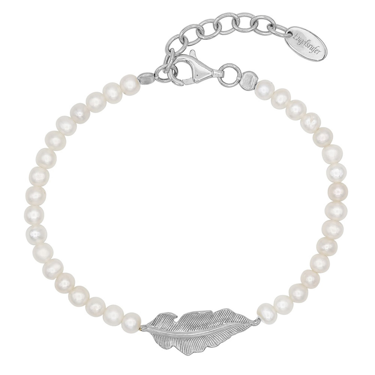 Engelsrufer ERB-GLORY-FEDER Damenarmband Perlen mit Feder