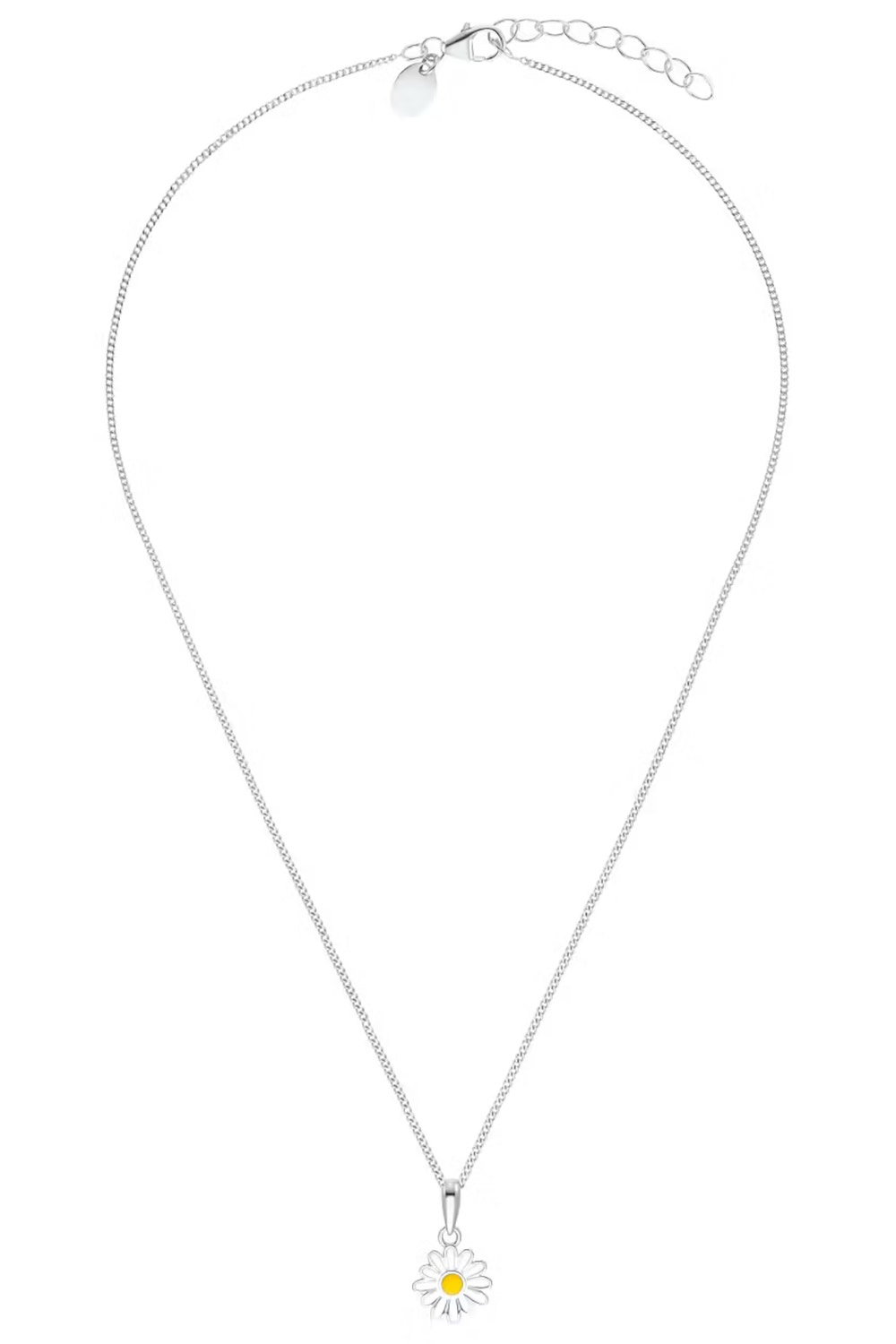 Prinzessin Lillifee Kinder-Halskette • Blume 2036039 mit uhrcenter Silber