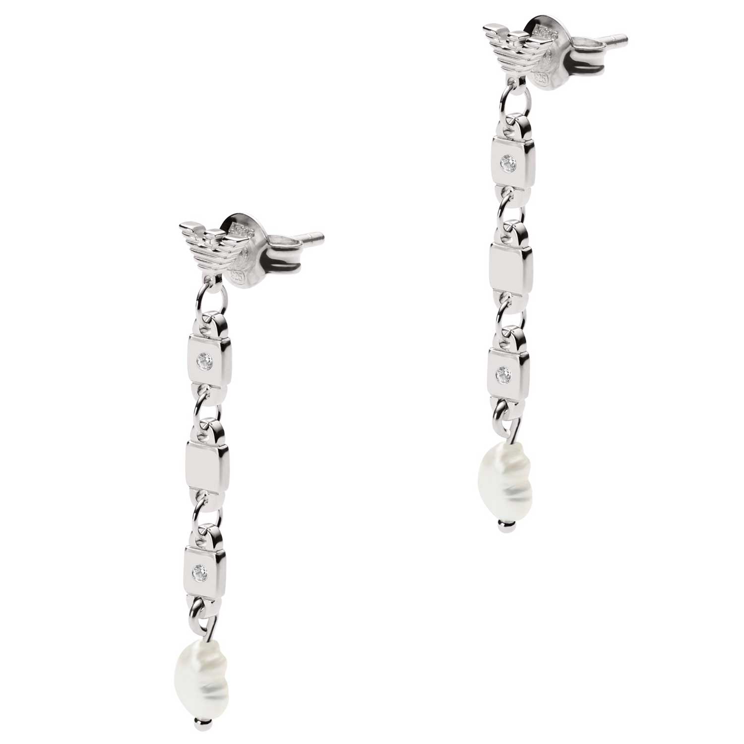 armani drop earrings