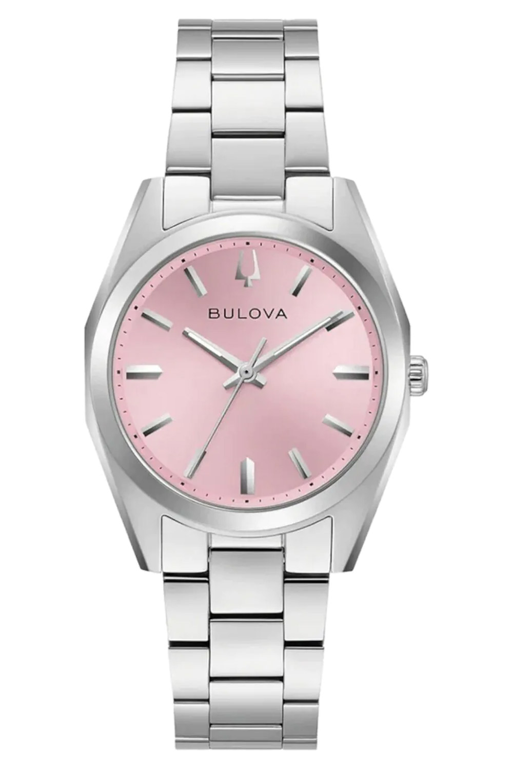 Bulova 96L348 Damen-Armbanduhr Quarz Surveyor Rosafarben