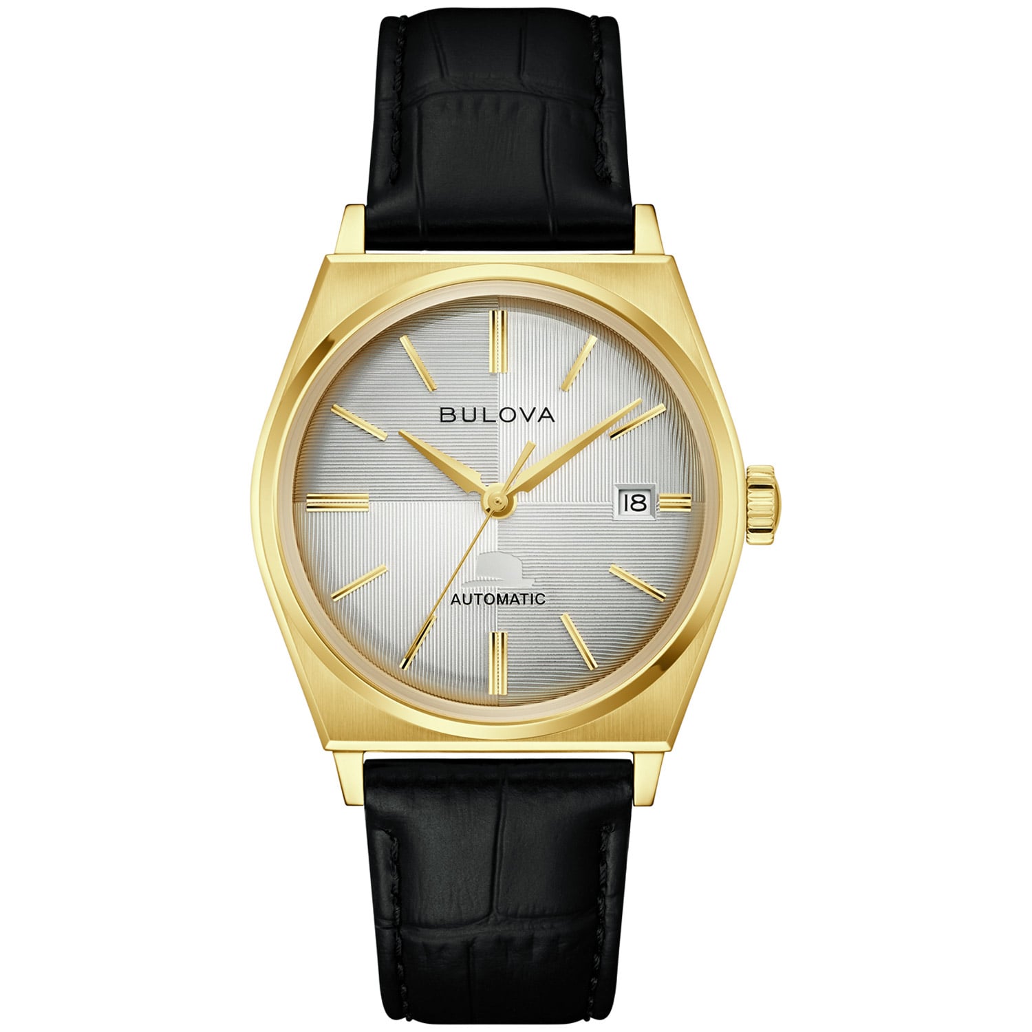 Bulova Bulova 97B243 Herrenuhr Automatik Frank Sinatra Schwarz/Goldfarben