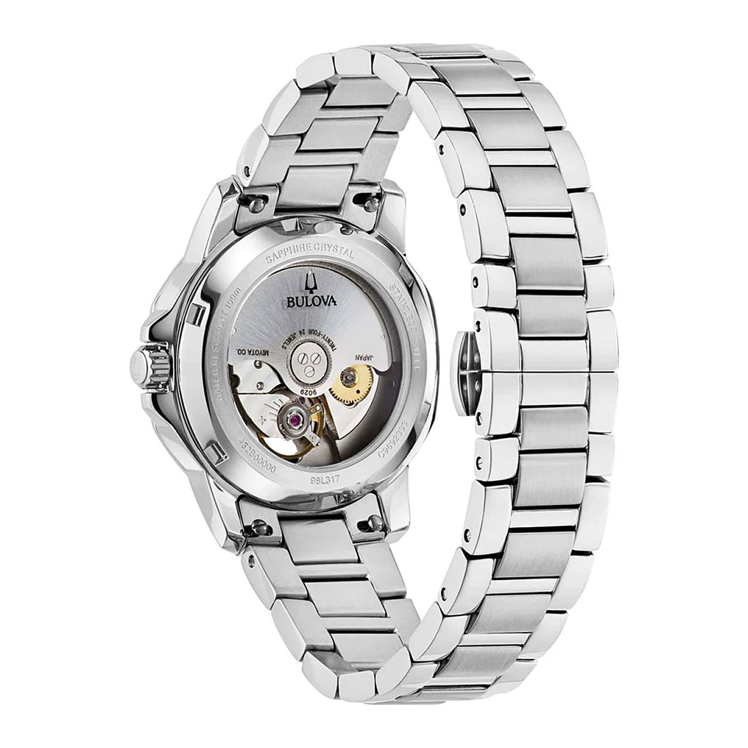 Bulova Damenuhr Automatik Marine Star Stahl/Türkis 98L317 • uhrcenter