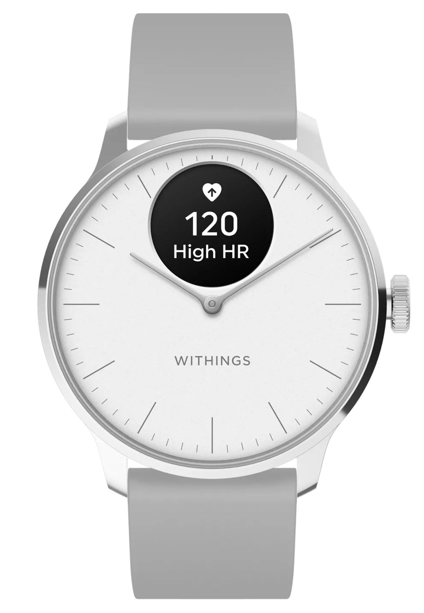 Withings HWA11-Model 3-All-Int Damenuhr ScanWatch Light silber/grau