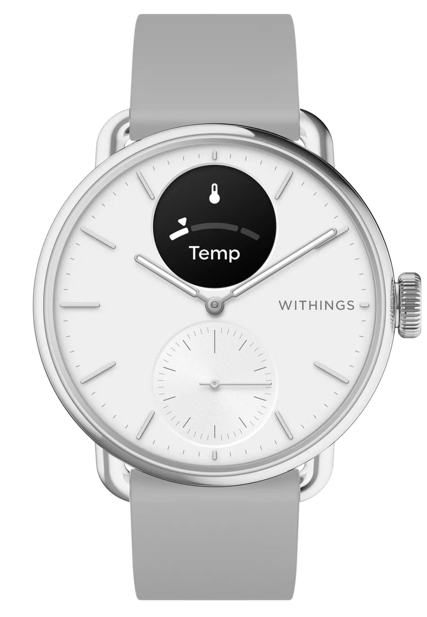 Withings HWA10-MODEL 2-All-Int Damen-Smartwatch ScanWatch 2 Grau 38 mm