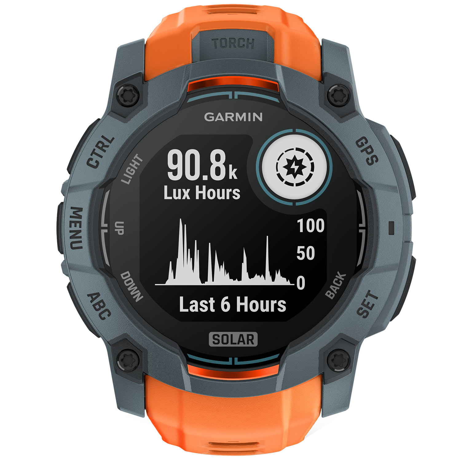 Garmin 010-02935-01 Instinct 3 Solar Smartwatch 50 mm, Twilight Solstice Garmin 010-02935-01 Instinct 3 Solar Smartwatch 50 mm, Twilight Solstice