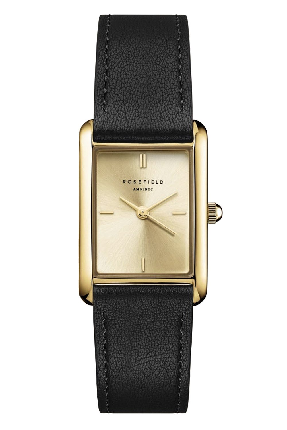 Rosefield HCBLG-H07 Damenuhr Heirloom Schwarz/Goldfarben