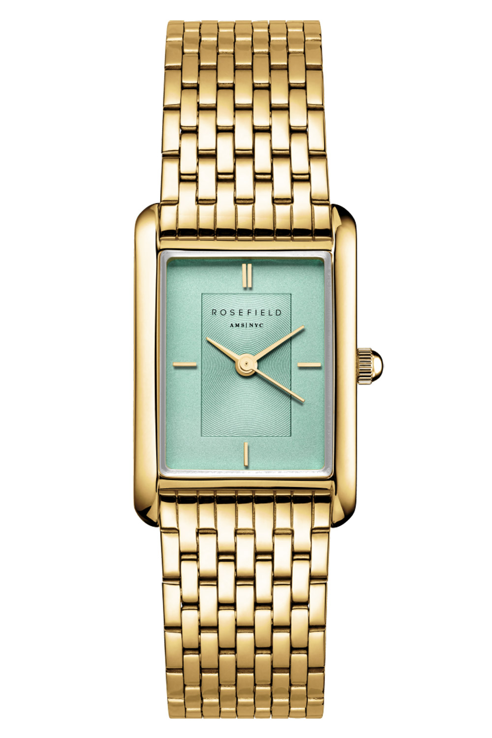 Rosefield HMGSG-H04 Damenuhr Heirloom Goldfarben/Mintgrün